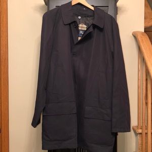 Burberry Black jacket coat size XL REG